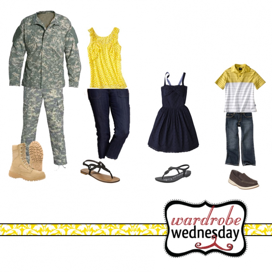 outfit ideas for a military photo shoot