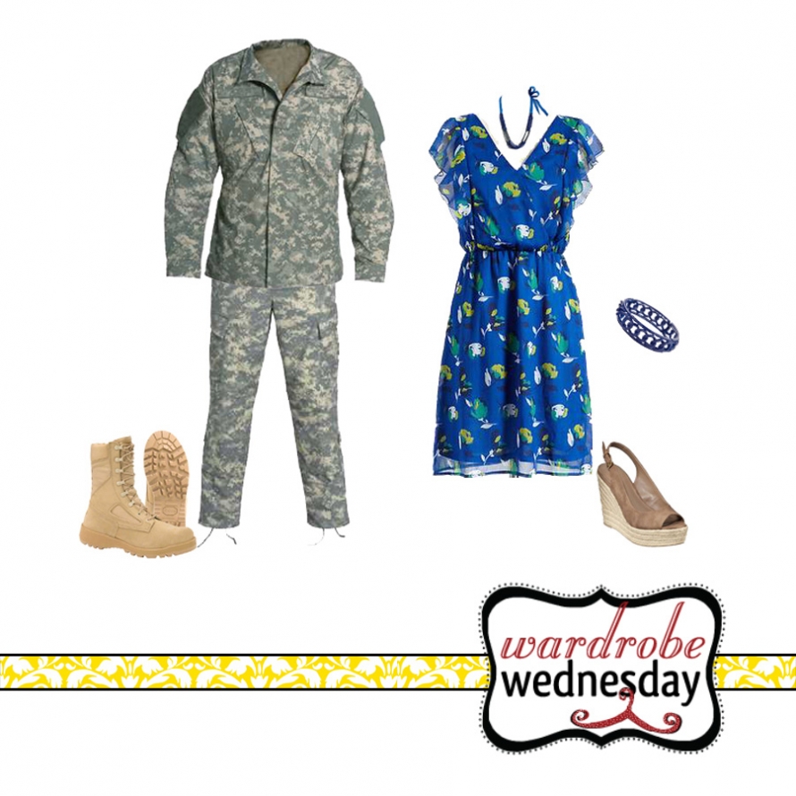 outfits to match military green uniforms